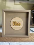 Name Sign, Baby Name Sign, Family Name Sign, Newlyweds Sign 6 small
