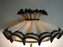 Early American Lampshade Recover 1 small