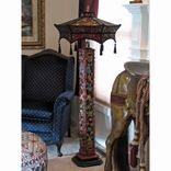Custom Oriential Floor Lamp Lampshade 4 small