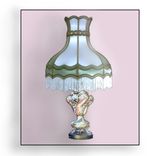 Custom Lamp Shade For A Capodimonte Vintage Lamp 1 small