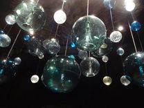 Fishing Float Chandelier 5 small