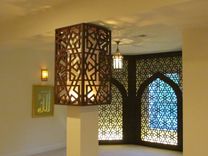 Prayer Room Decorative Wall Panels And Lighted Pillar 5 small