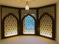 Prayer Room Decorative Wall Panels And Lighted Pillar 6 small