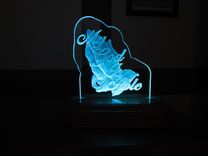 Edge Lit Praying Hands 2 small