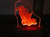 Edge Lit Praying Hands 3 small