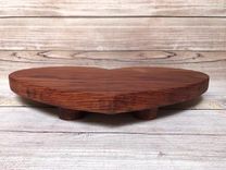 Bubinga Heart Shaped Cutting Board 2 small
