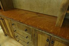 Reclaimed Barn Wood Entertainment Center 2 small