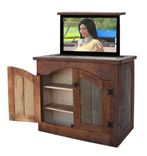 Rustic Tv Lift Cabinet - Small 2 small