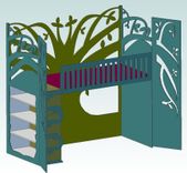 Loft Bed Tree House - 2 small