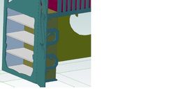 Loft Bed Tree House - 4 small