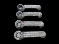 Jeep Wrangler Crystallized Car Door Handles Genuine European Crystals Bling Bedazzled 2 small