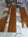 Floating  Box Shelves In White Pine. 5 small