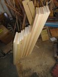 Floating  Box Shelves In White Pine. 7 small