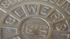 Bistro Manhole Cover Table 2 small