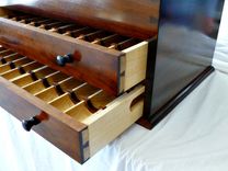 Traditional Poker Chip Storage Chest 4 small