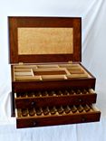 Traditional Poker Chip Storage Chest 5 small