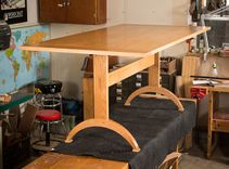 Cherry Trestle Table - Featured In Woodcraft Magazine 1 small