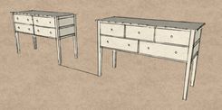5 Drawer Sideboard 2 small
