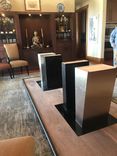Book Matched Walnut Dining Table 6 small