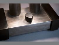 Aluminum "Radio" Lamp 2 small
