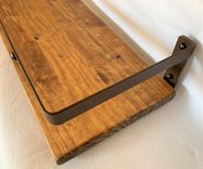 Modern Industrial Farmhouse Shelf; Rustic Country Shelving 4 small