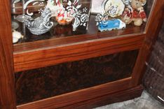 Solid Walnut Curio Cabinet 5 small