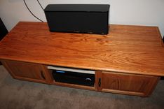 Oak Tv Stand 3 small
