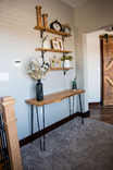 Narrow Console Table, Modern Entryway Table, Hallway Table, Foyer Table, Solid Wood Table 4 small