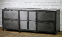 Industrial File Cabinet, Vintage Industrial File Drawers, Industrial Office Filing Cabinet, 2 small