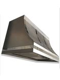 #43 Non- Directional Stainless Steel Hood With Enunciated Stainless Straps 1 small