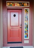 Stained Glass Sidelight And Transom Windows- Mondrinsky 5 small