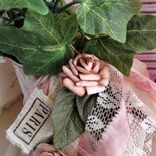 Vintage Bird Romantic Rose Flower Arrangement 3 small