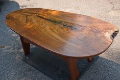 Oak Feather Figure Coffee Table 2 small