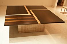 Wenge And Tiger Maple Dining Table 1 small