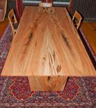 Slver Maple Crotch Figure Dining Table 3 small