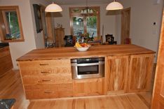 Cherry, American Lacewood, And Maple Kitchen Cabinets 2 small