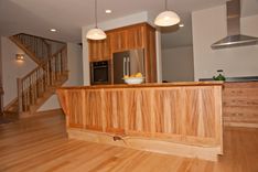 Cherry, American Lacewood, And Maple Kitchen Cabinets 5 small