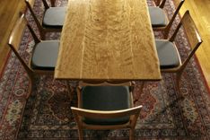 Curly Cherry Dining Set 5 small