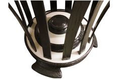 Black & White Round Side Table 2 small