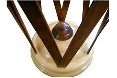 Drum Side Table With Glass Top 2 small