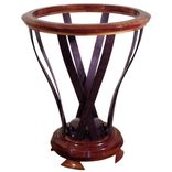 Round Side Table With Inset Glass Top 1 small