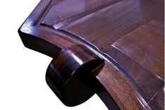 Beveled Parquet Table With Sculpted Egg 4 small