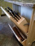 Concealed Knife Block & Cutting Board Storage 3 small