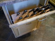 Concealed Knife Block & Cutting Board Storage 5 small