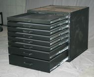 Vintage Flat File Cabinet Reclaimed Wood. Architectural & Drafting Cabinet, Tool Cabinet 4 small