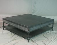 Industrial Lift Top Coffee Table - Vintage Steel Double Lift Top Coffee Table 2 small