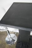 Vintage/Modern Industrial Table Steel Or Reclaimed Wood Top Great For Restaurant Lounge Hotel Bar 3 small