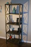 Reclaimed Wood Shelving Unit. Industrial Bookcase. Vintage Style Shelving Unit. 1 small