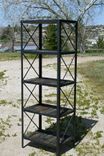 Reclaimed Wood Shelving Unit. Industrial Bookcase. Vintage Style Shelving Unit. 2 small