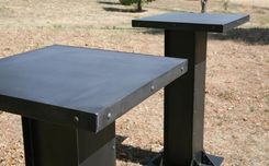 Modern Industrial Table For Bar Lounge/Nightclub. Steel, Vintage Look, Custom, Reclaimed Wood Avail. 3 small